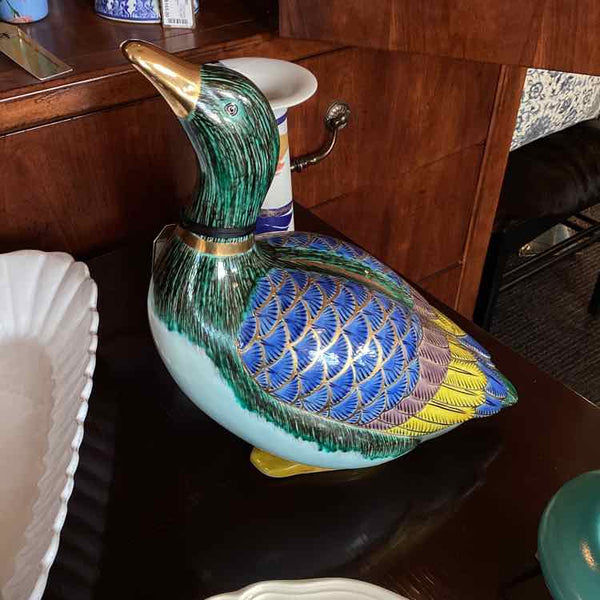 Kutani/Satsuma Hand Painted Duck
