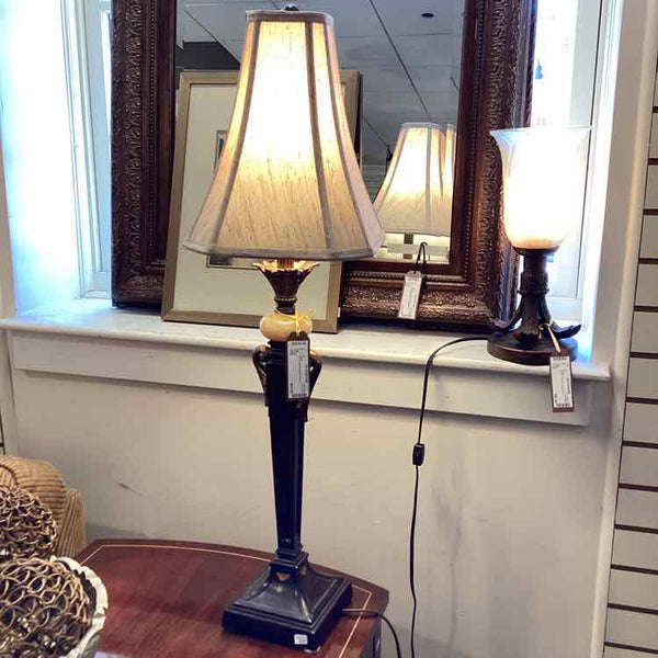 Pair Resin Buffet Lamps