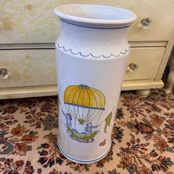 French Ceramic Umbrella Stand