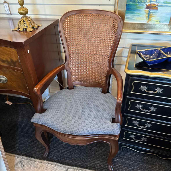 6 French Side Chairs, 2 Arm Chairs
