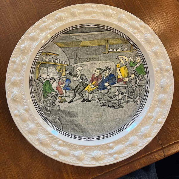 5 Ironstone Picturesque Plates