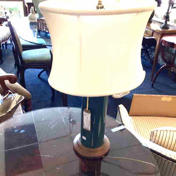 Green Lamp w/Leopard