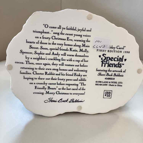Holiday Carol Figurine "Special Friends" -1st ed. w/box