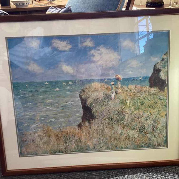 Monet Print - Cliff Walk