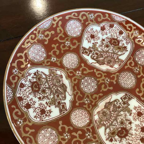 Gold Imari Porcelain Plate
