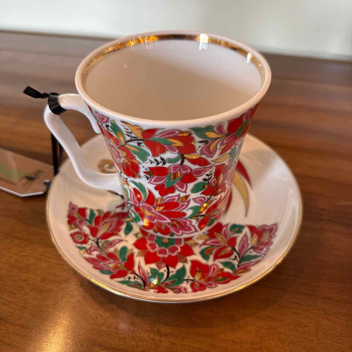Imperial Rooster Cup & Saucer