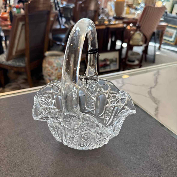 Glass Decorative Basket