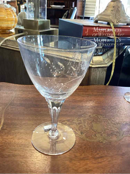 Fostaria "Nosegay" Crystal Glasses