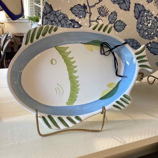 Italian Pottery Fish Serving Plate