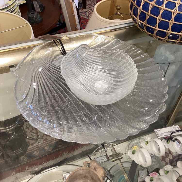 Shell Platter with 10 Bowls