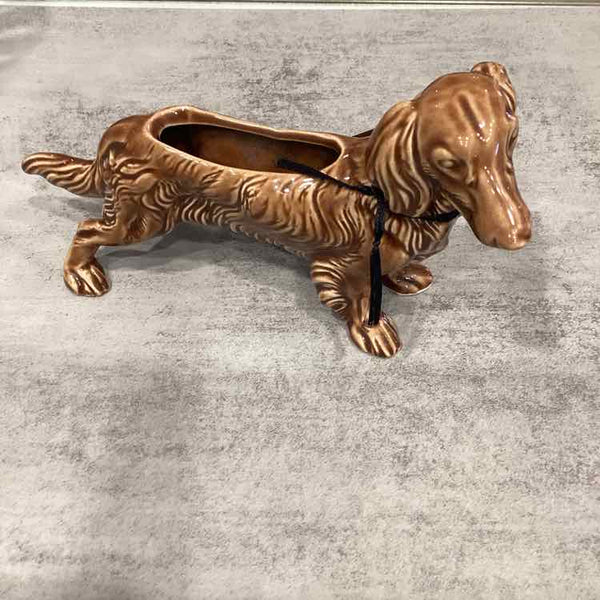 Brown Dog Planter