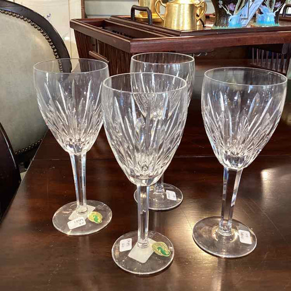 4 Waterford Carina Wine Glasses