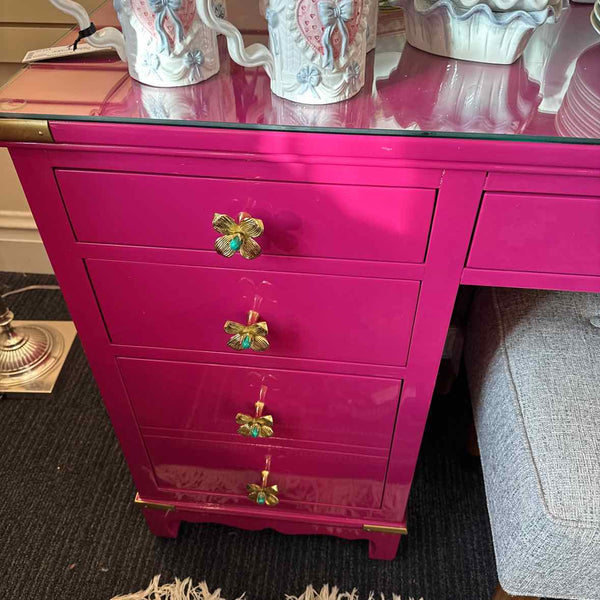 Resplendent Crow Vintage Custom Lacquered Desk