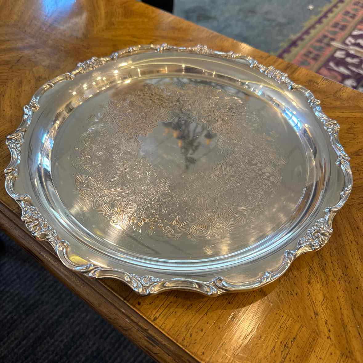 "As Is" Silverplate Tray