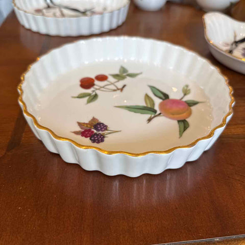 Royal Worcester "Evesham" Small Quiche Dish