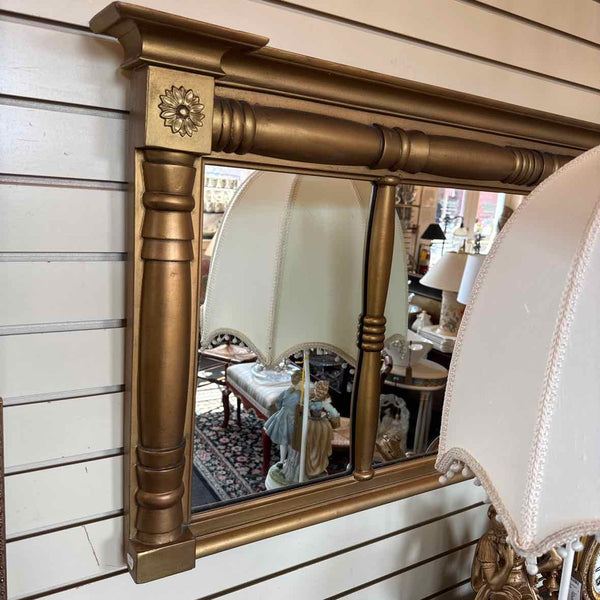 Horizontal Gold Triptych Mirror