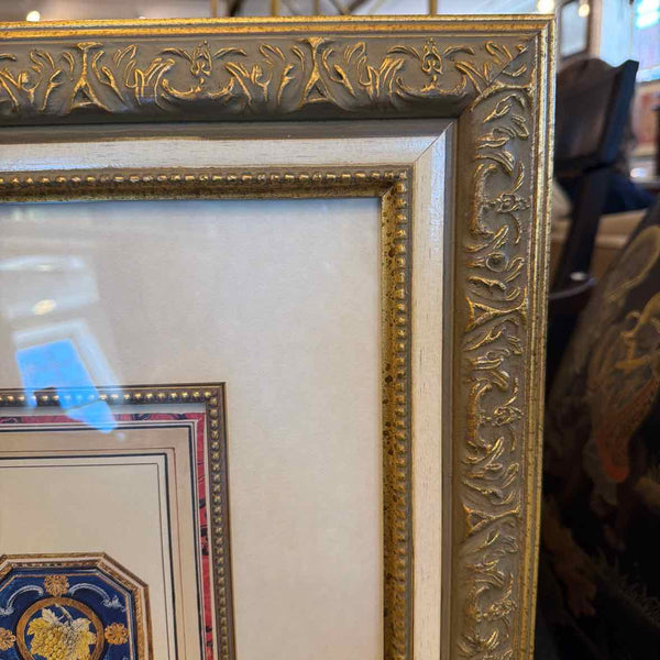 Framed Collection of Decorative Porcelain Prints