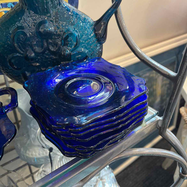 Set of Cobalt Blue Dishes