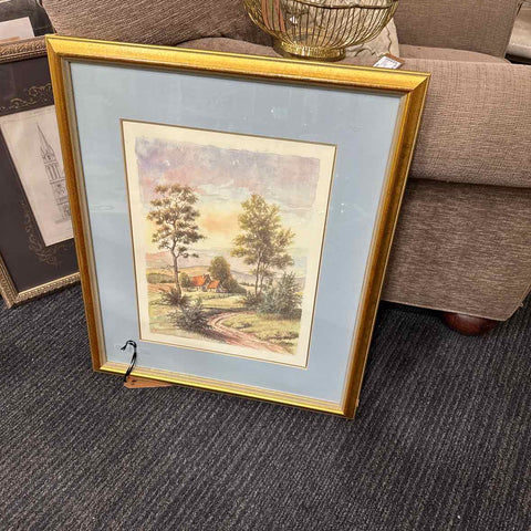 Country Sunset Watecolor