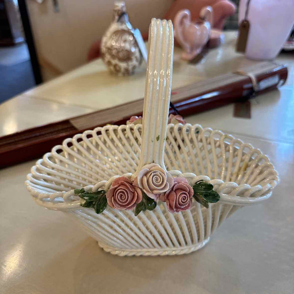 Vintage Ceramic Basket
