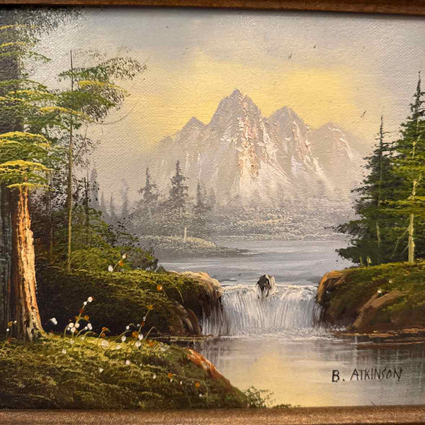 Oil Painting - Mountain Scene
