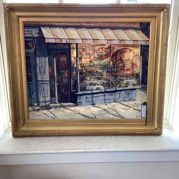 Storefront Window Oil Painting
