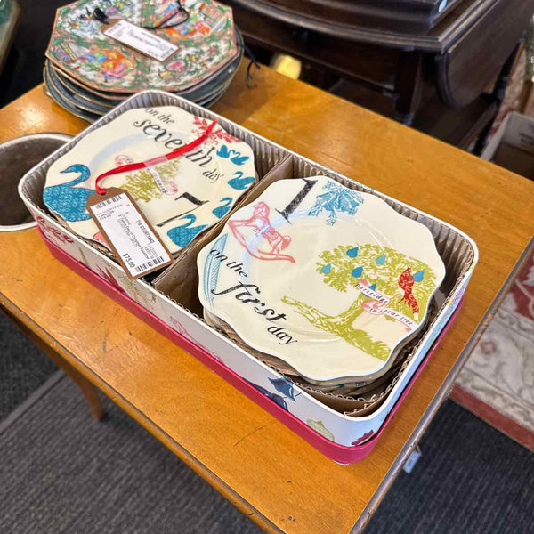 Twelve  Days of Christmas  Appetizer Plates