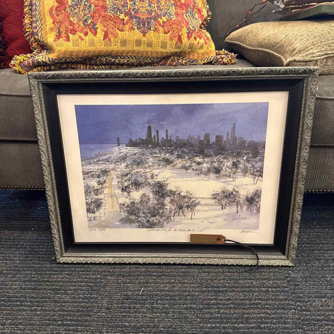 "Winter Skyline" Print By Tom Lynch