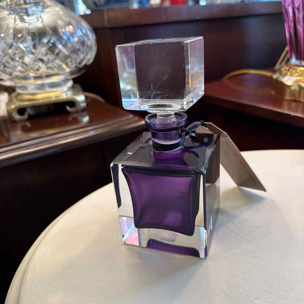 Purple Crystal Perfume Bottle