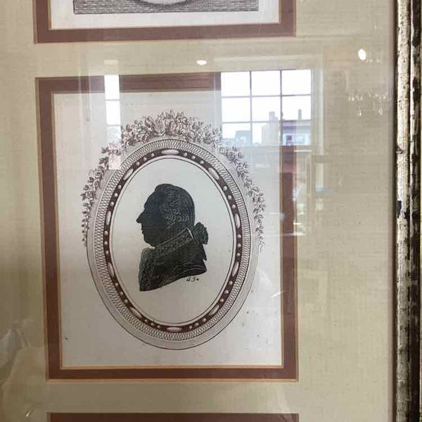 Three American Statesmen Framed Print