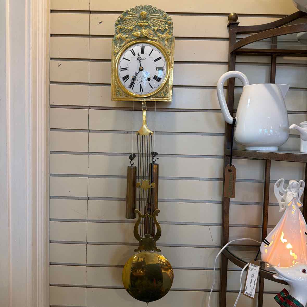 French  Style Morbier Clock