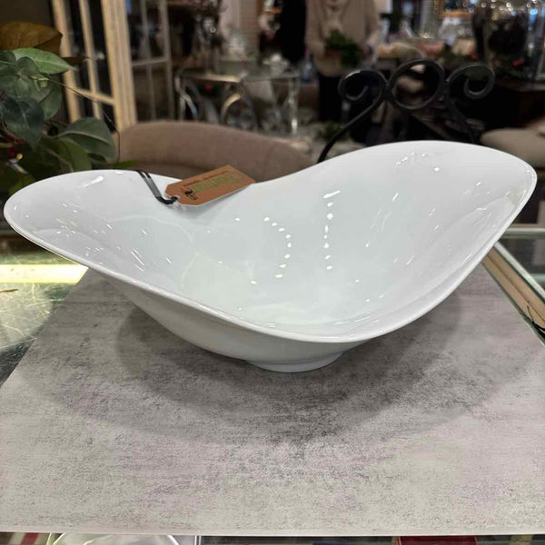 Ola White Serving Bowl