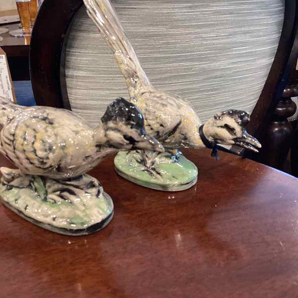 Pair Of Ceramic Road Runners