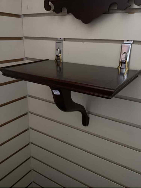 Mahogany Williamsburg Mirror With Shelf