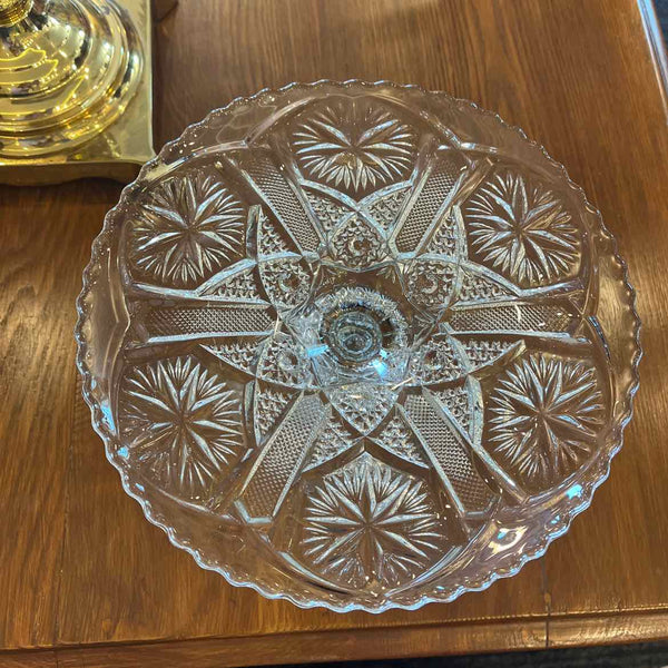 Cut Glass Cake Stand