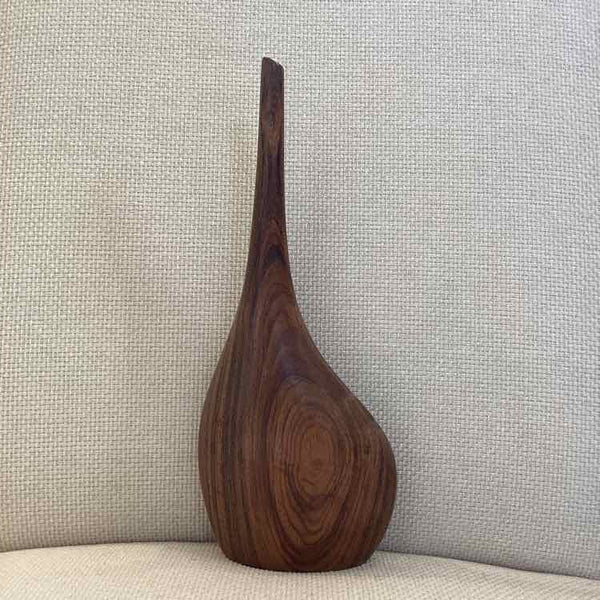 Hand-turned Wood Bud Vase (by D. French)
