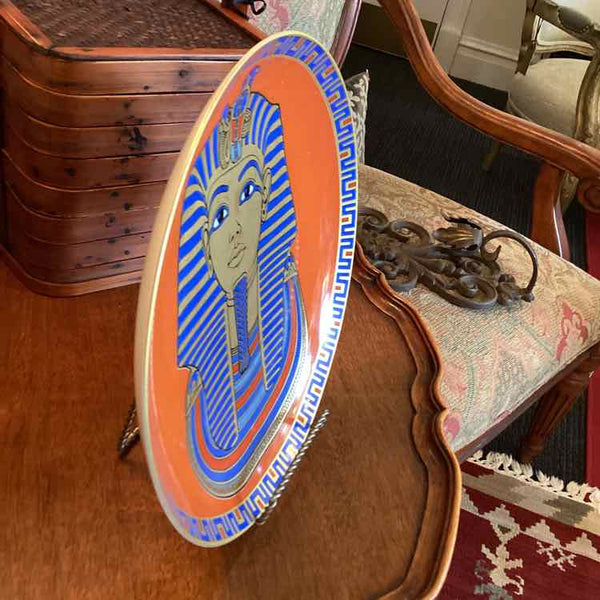 Tut-ankh-amun Egyptian King  Display Plate