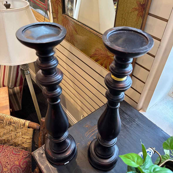 Pair of Black Candlestick