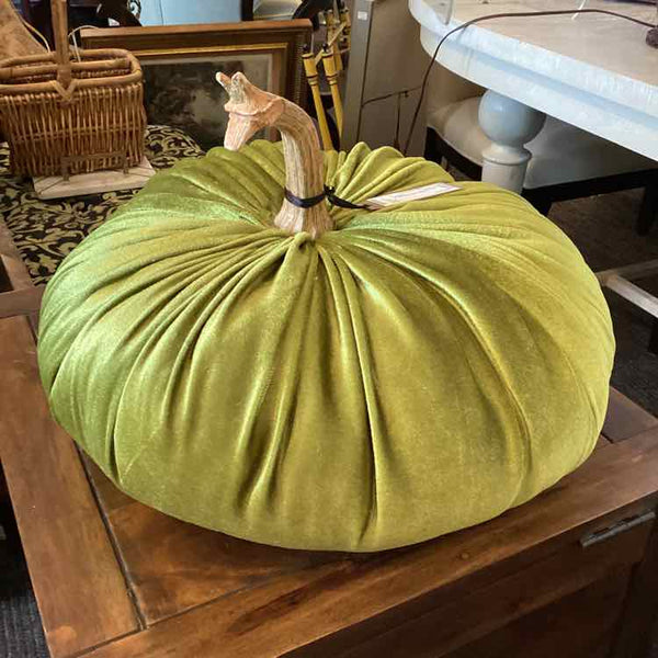 Velvet Textured Chartreuse Pumpkin