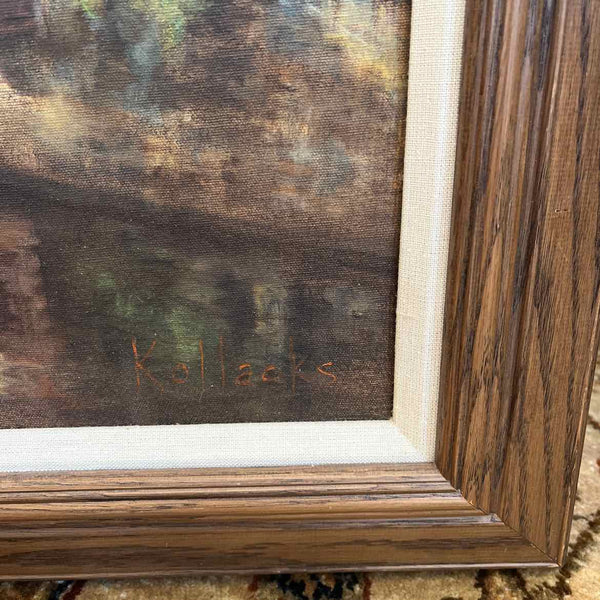 Oil Painting "Canalside Dreamer"