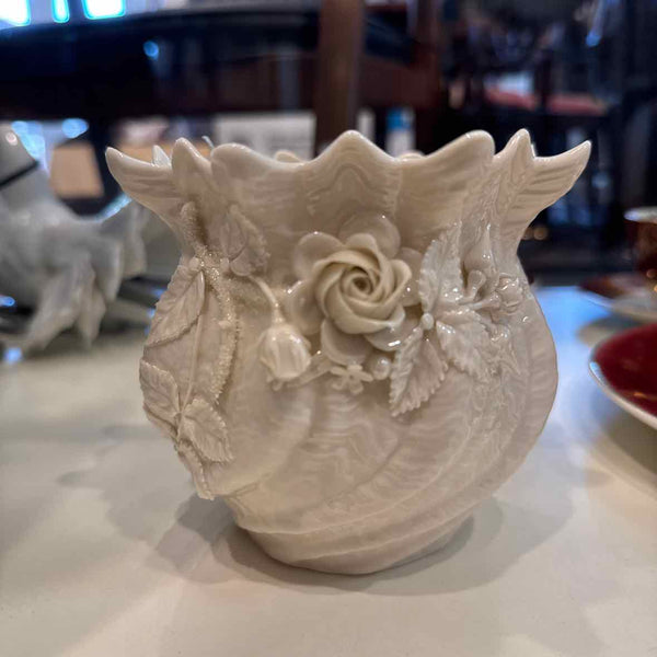 Belleek Vase/Green Mark