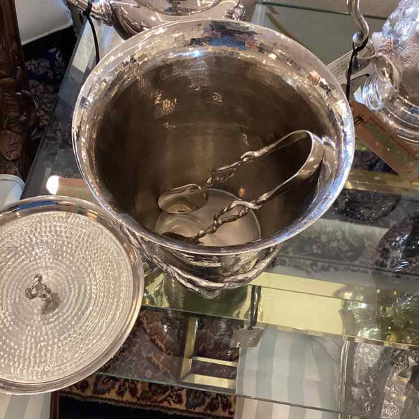 Michael Abrams Ice Bucket w/Tongs