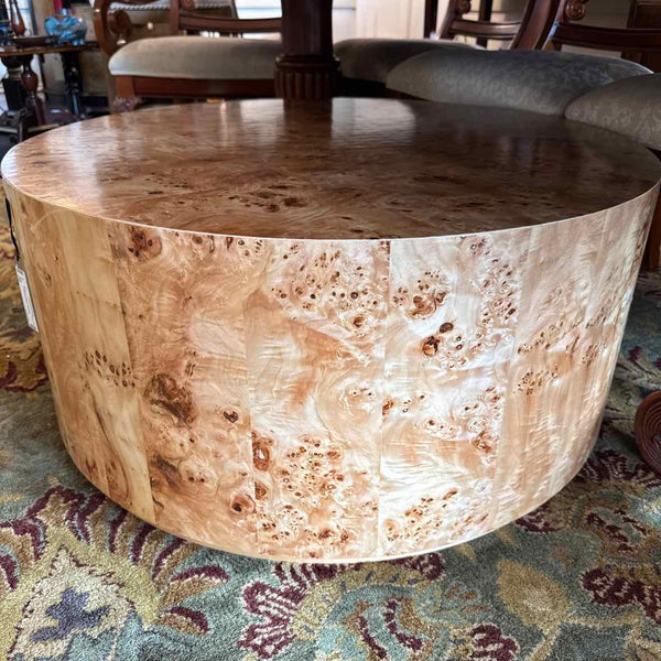 Round Burl Coffee Table