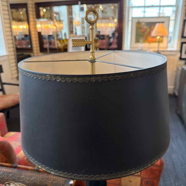 Pair Warren Kessler  Black/Gold/Silver Lamps