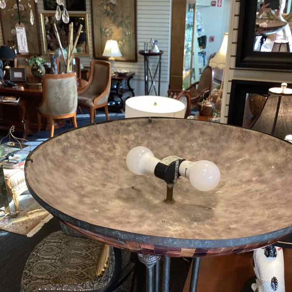 Torchiere Lamp with Mosaic Shade