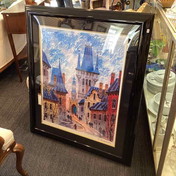 "Street Of Old Prague" Seriolithograph by Krashyansky