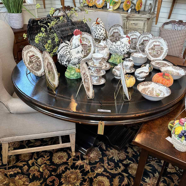 Round Hooker Pedestal Table