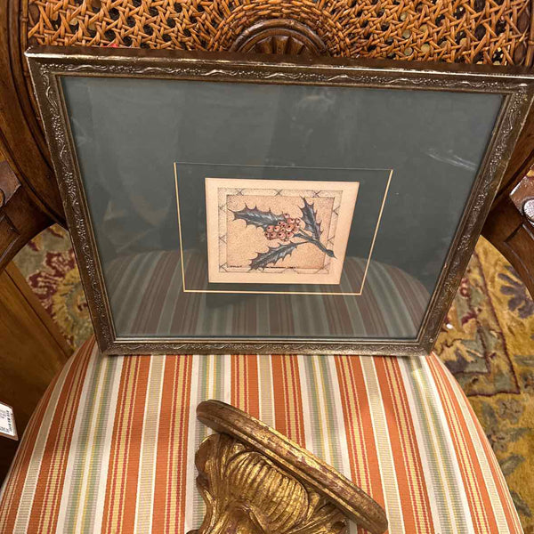 Pair of Signed Prints Holly & Firethorn