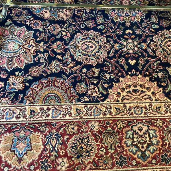 Karastan "Kazvin" Navy and Maroon Rug