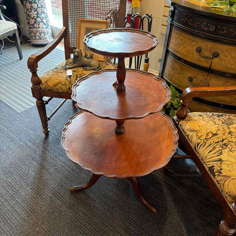 3 Tiered Mahogany Table